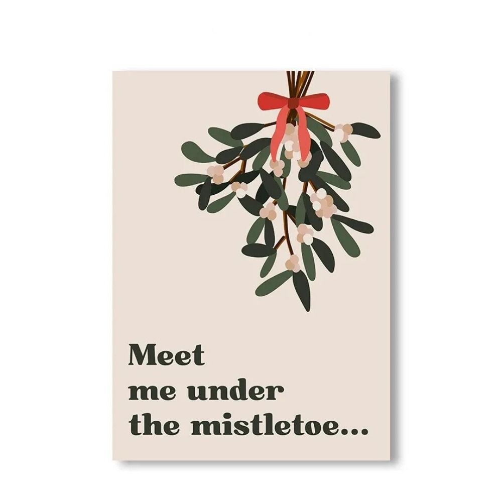 Vintage Christmas Metal Wall Decoration, Holiday Sticker Sign