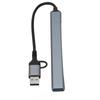 USB Type C Hub 1 USB 3.0 6 USB 2.0 Ports High Speed Plug and Play Multiport Adapter for Phone Laptop Mouse Keyboard