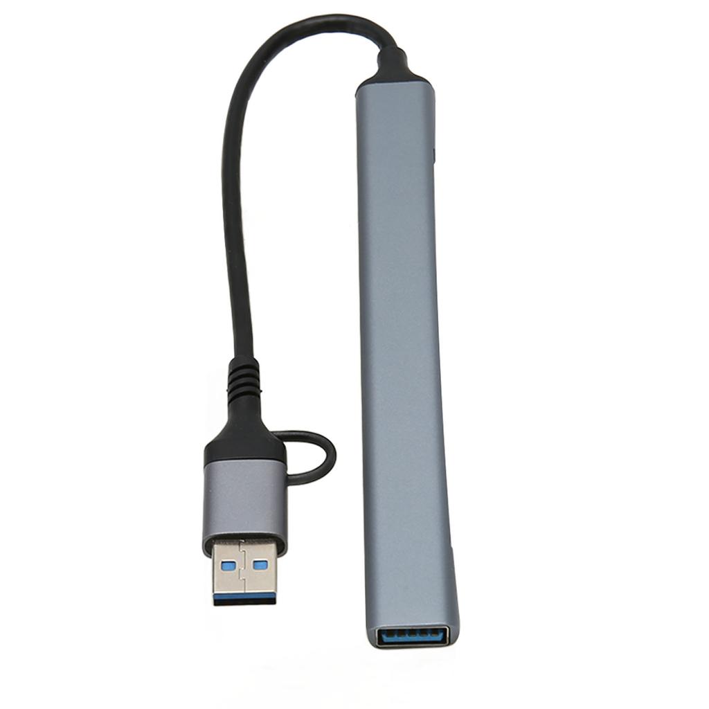 USB Type C Hub 1 USB 3.0 6 USB 2.0 Ports High Speed Plug and Play Multiport Adapter for Phone Laptop Mouse Keyboard