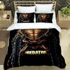 Stampa 3D Alieno Contro. Set Biancheria da Letto Film Predator Predatore Singolo Matrimoniale Queen King Size Copripiumino Adulti Ragazzi Camera da Letto Copriletto