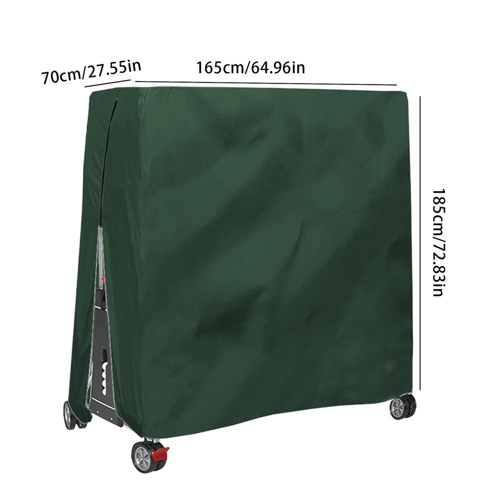 Ping-Pong Table Dust Covers Oxford Waterproof Storage Cover Outdoor Rain Wind Sun UV Resistant Tennis Table Storage Cover