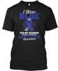 I Wear Blue For My Grandpa Colon Cancer T-Shirt Made In the USA Size S To 5XL