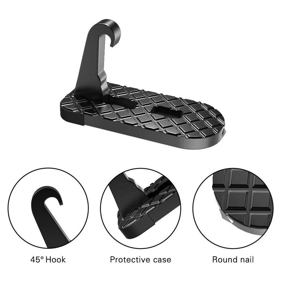 Universal Upgraded Lengthened With Rubber Protector Car Doorstep Vehicle Folding