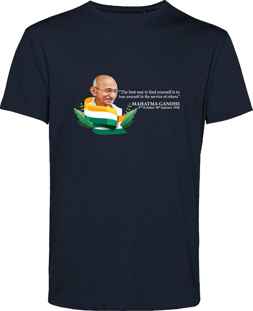 Mahatma Gandhi T Shirt Patriotic Overseas Indians Patriotism Quote Unisex Top