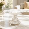 Snack Tray with Pedestal Sturdy Footed Spacious for Hosts