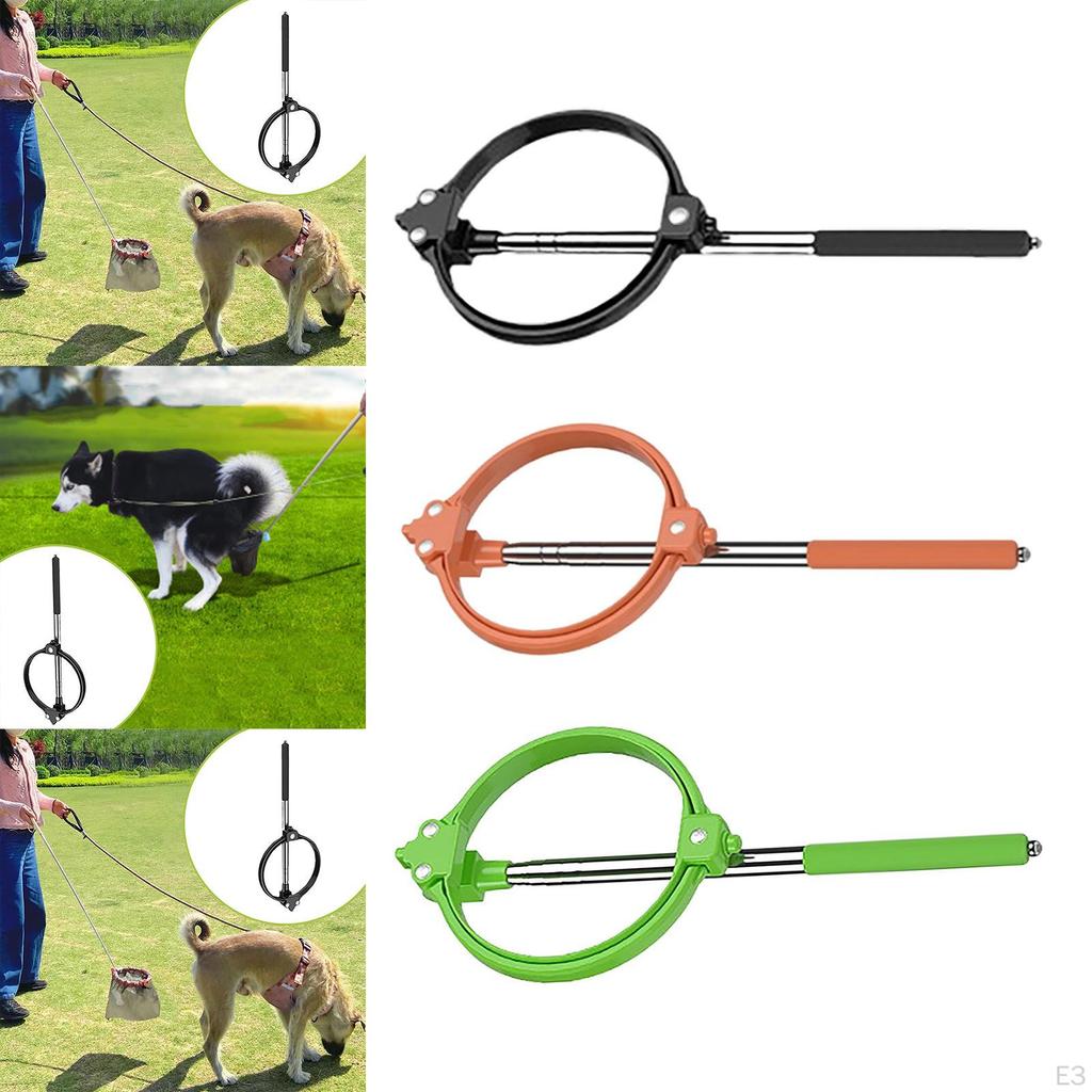 Łapacz psów, , Zbieracz odchodów zwierzęcych, Wysuwany uchwyt, Narzędzie do czyszczenia na zewnątrz, Łapacz do trawy,
