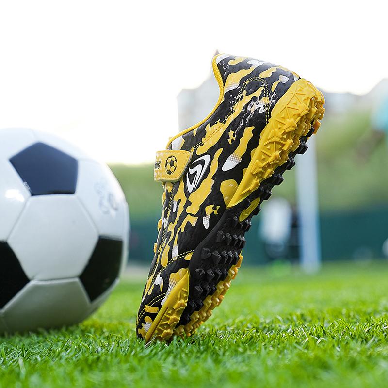 Chindren Fußballschuhe Kinder Fußballschuhe Junge Mädchen Professionelle Fußballschuhe Rutschfeste Chaussure Fußball TF/FG Outdoor Fußballschuhe