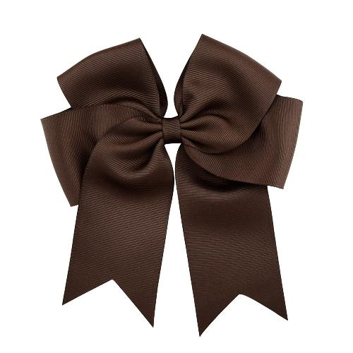 6-inch Ribbed Ribbon Fishtail Double-layer Streamer Bow Hairpin Children's Hair Accessories Headdress Hairpin