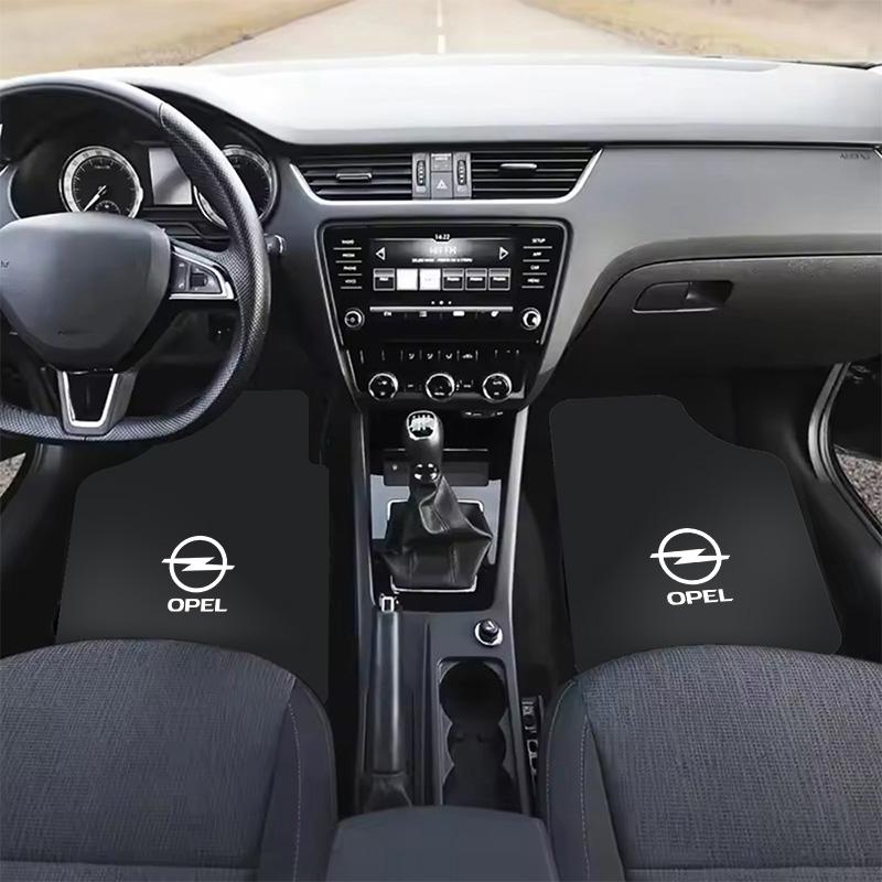 Car Floor Mat,Front & Rear Automotive Carpet Floor Mats For Opel Astra Insignia Astra Corsa Zafira Mokka Frontera OPC Accessory