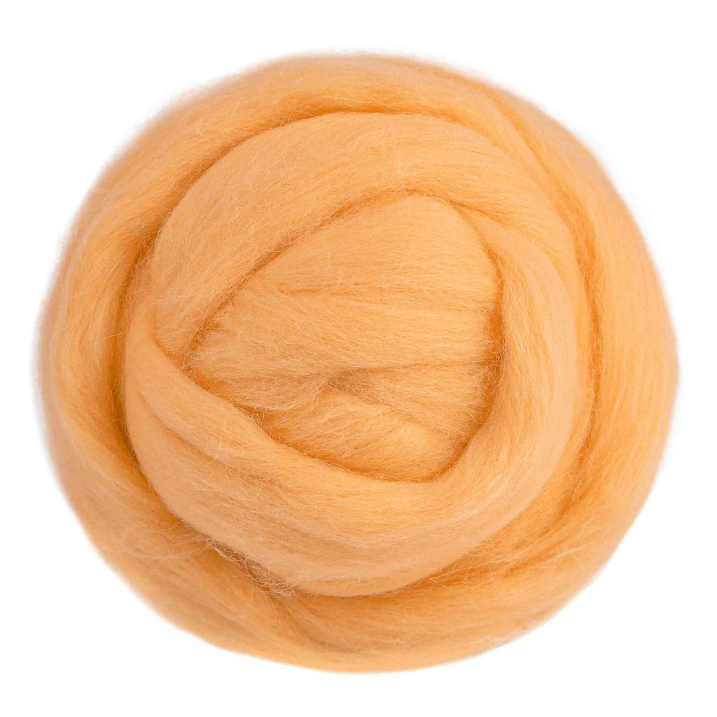 Fenrry 100g Yün Roving İplik Elyaf Roving Yün Üstü Yün Keçe Malzemeleri Saf Yün Kalın İplik Eğirme Kendin Yap El Eğirmesi için
