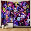 LE CIRCLE NUMÉRIQUE INCROYABLE Dessin Animé Tapisserie Colorée Accrochage Mural Hippie Fleur Tapis Muraux Décor de Dortoir Art Mural Décor