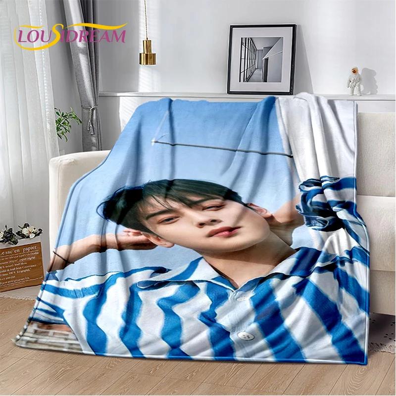 29 Styl Prawdziwe Piękno Hwang in Youp Cha EunWoo Koc, Miękki Koc do Rzucania do Domu Sypialni Łóżka Sofy Piknik Podróż Biuro Pokrowiec