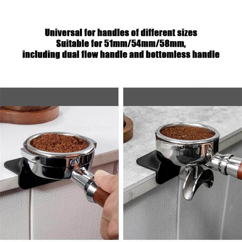 Universal Espresso Coffee Tampers Mat Station Press Tampering Holder Corner Mat Pad Silicone Coffeeware Tamping Barista Tools