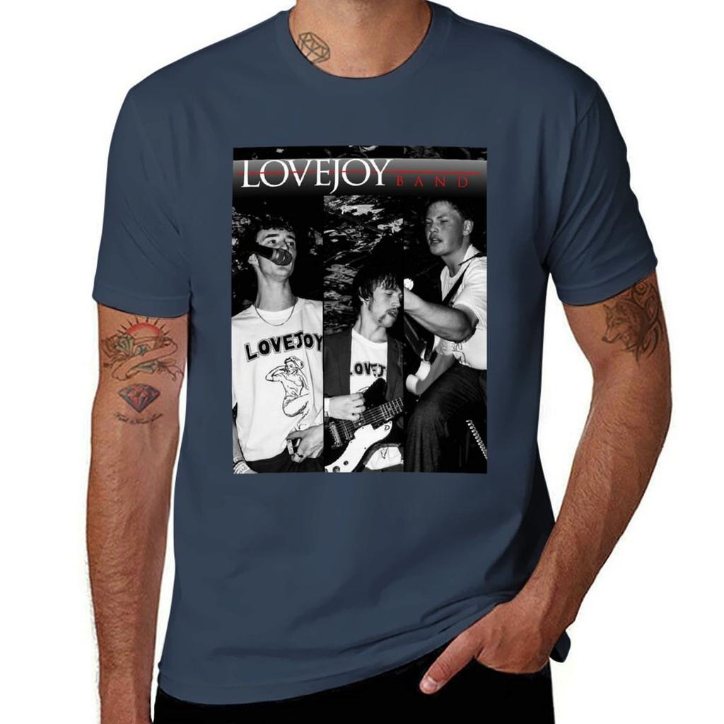 Lovejoy Band T-Shirt Man Graphic T Shirt Funny T Shirts Man T Shirts for Man Pack Cotton T-Shirt