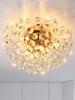 Modern French Dandelion Crystal Ceiling Light Fireball Light French Gold Restaurant Living Room Bedroom Lighting G9LED
