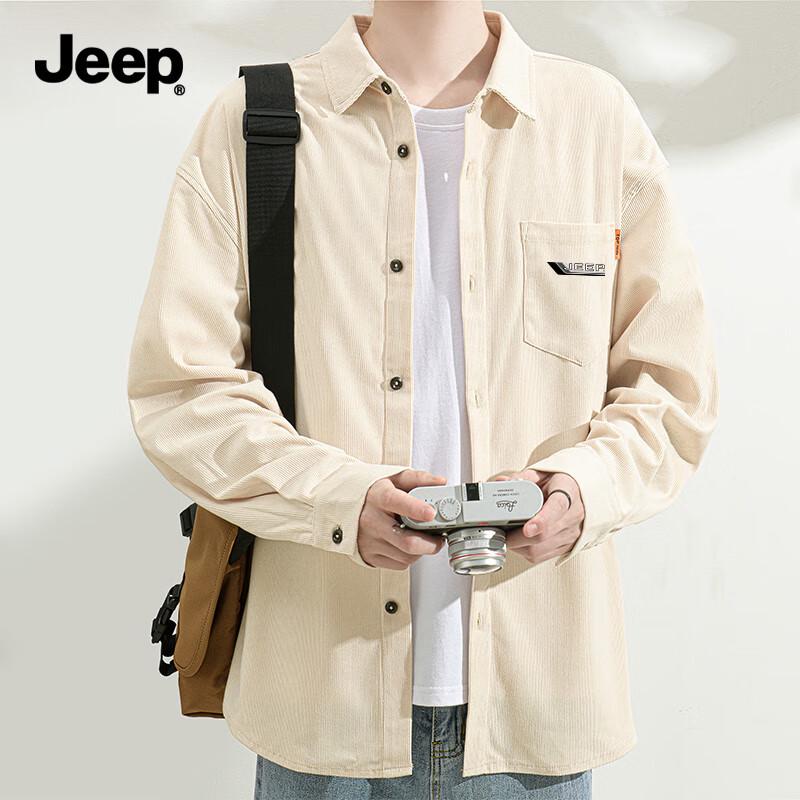 JEEP Men's Corduroy Shirt Jacket