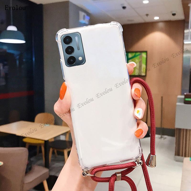Crossbody Necklace Srap Cord Lanyard Case For POCO X8 Pro Max Shockproof Airbags Clear Soft TPU Cover For Xiaomi POCO X8 Pro X 8