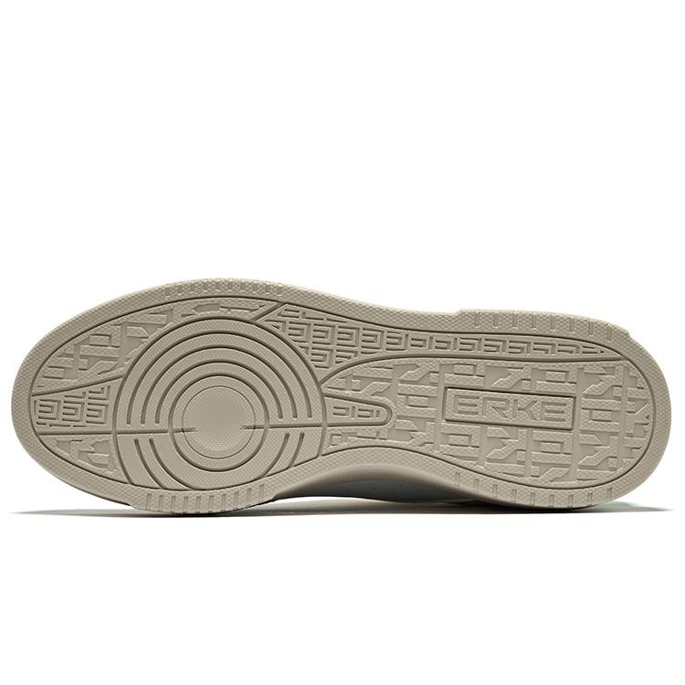 Hongxing Erke Fun Classic Versatile Wear Durable Breathable Non-Slip Low-Top Skate Shoes Men Sneakers Light-Green 51124301228-405