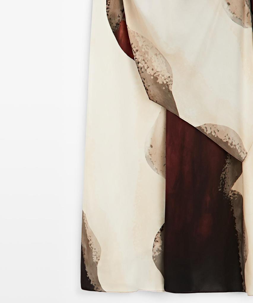 Masimodutti Fluid Halterneck Long Dress