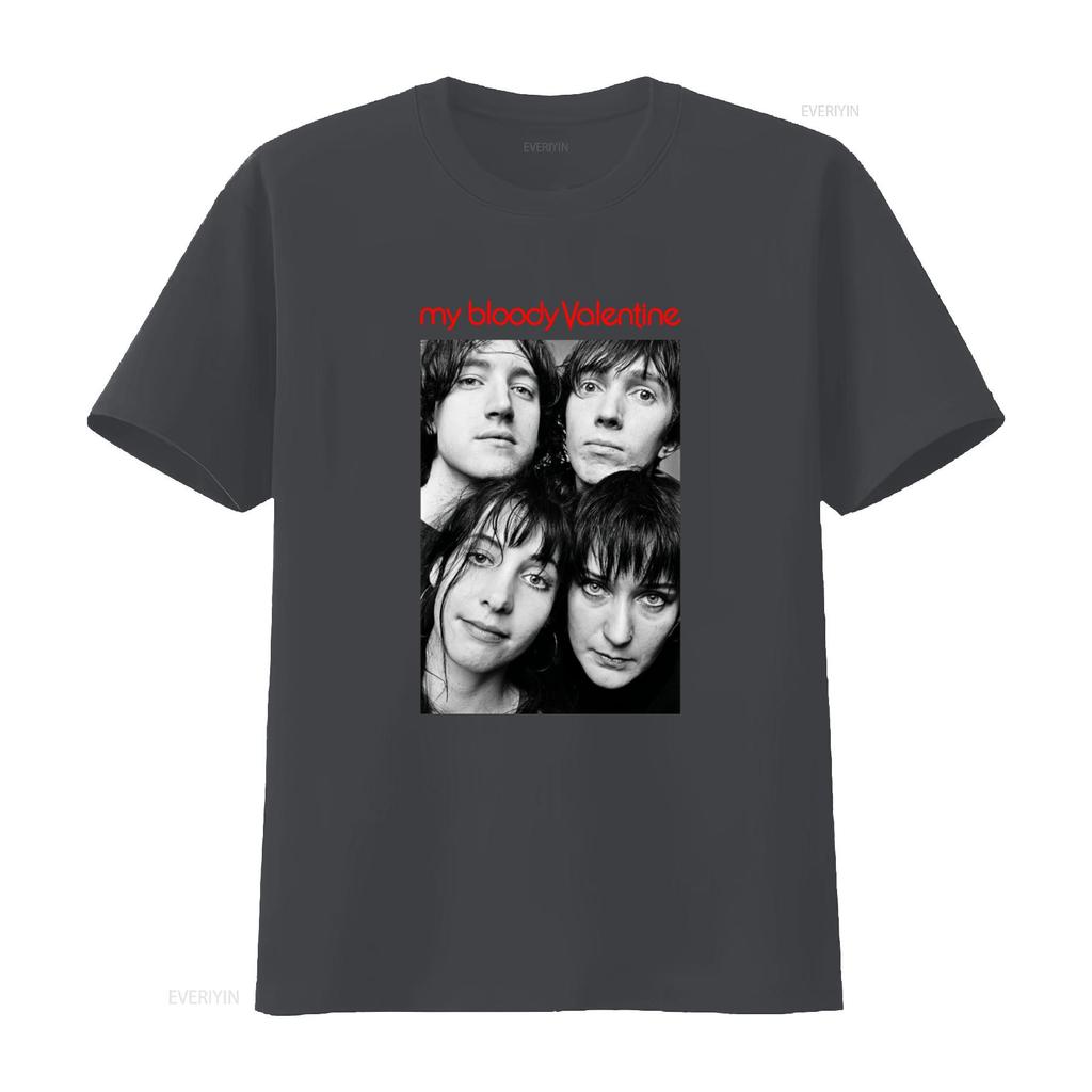 Vintage My Bloody Valentine 1991 Tour T-Shirt Klassischer Rock-Vibe für Fans vintage Gewaschen Streetwear Atmungsaktiv Unisex Leicht