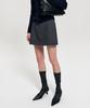 Lugkaeseuteu Nelly Summer Wool Mini Skirt_Charcoal