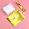 500 Stück 9x12cm Aluminiumbeschichtete Folie Einfarbige DIY Handgemachte Nougat Süßigkeiten Verpackung Milch Toffee Hülle