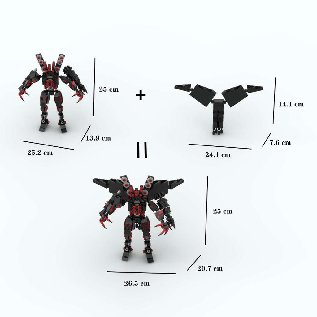 2023 3D Speakerman Dětský blokový plastový herní design pro dospívající a děti Skibidi WC