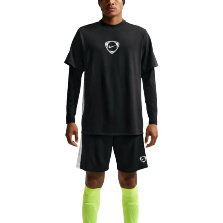 Nike Academy+ Dri-FIT Short-Sleeve Shirt Black Men s IF1524-010 M