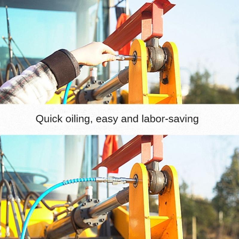Quick Release Grease Guns 10,000PSI Coupler High-pressure Oil injections Nozzles