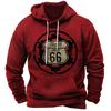 Vintage Hoodie Route 66 3d Print Hoodies Fashion Hoodies Sweatshirts Boy Women Sweats Men's Tracksuits Men Women Clothes