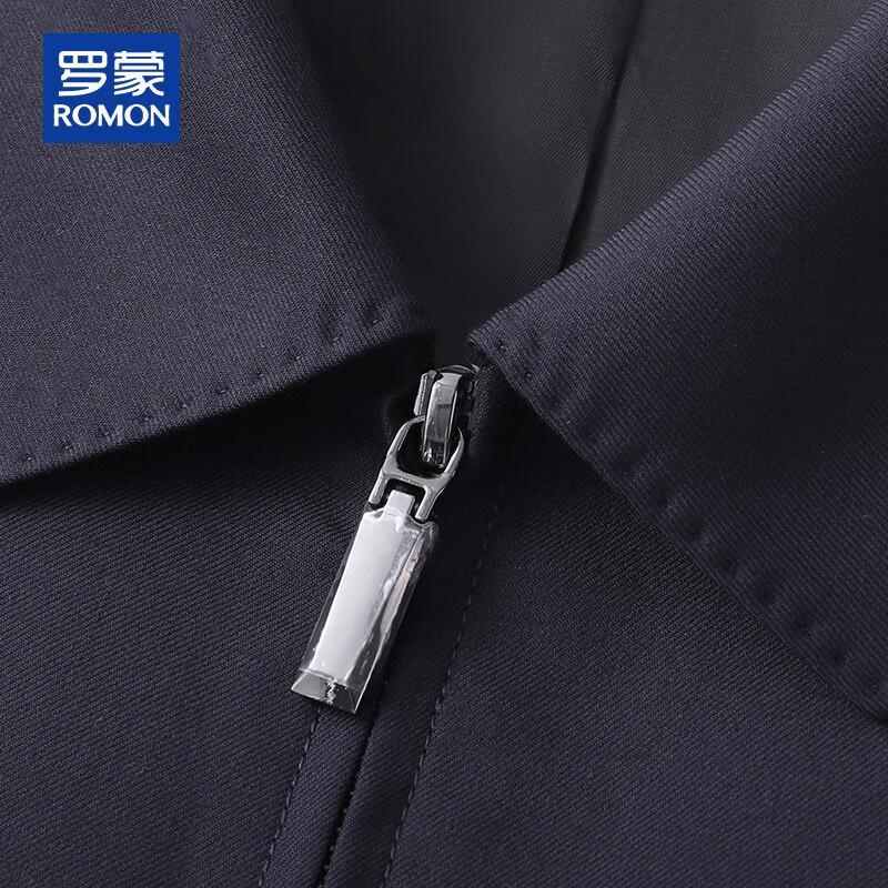 ROMON Men's Luxury Wool & Silk Blend Executive Jacket