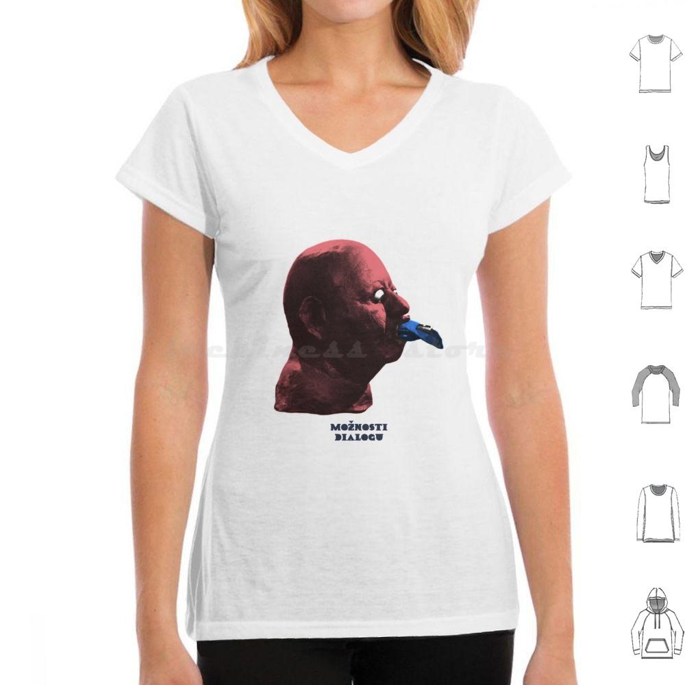 

Dimensions Of Dialogue T Shirt Big Size 100 Cotton Dialogue Stop Motion Animation Svankmajer Jan Czech Film Cinema Classic 3XL