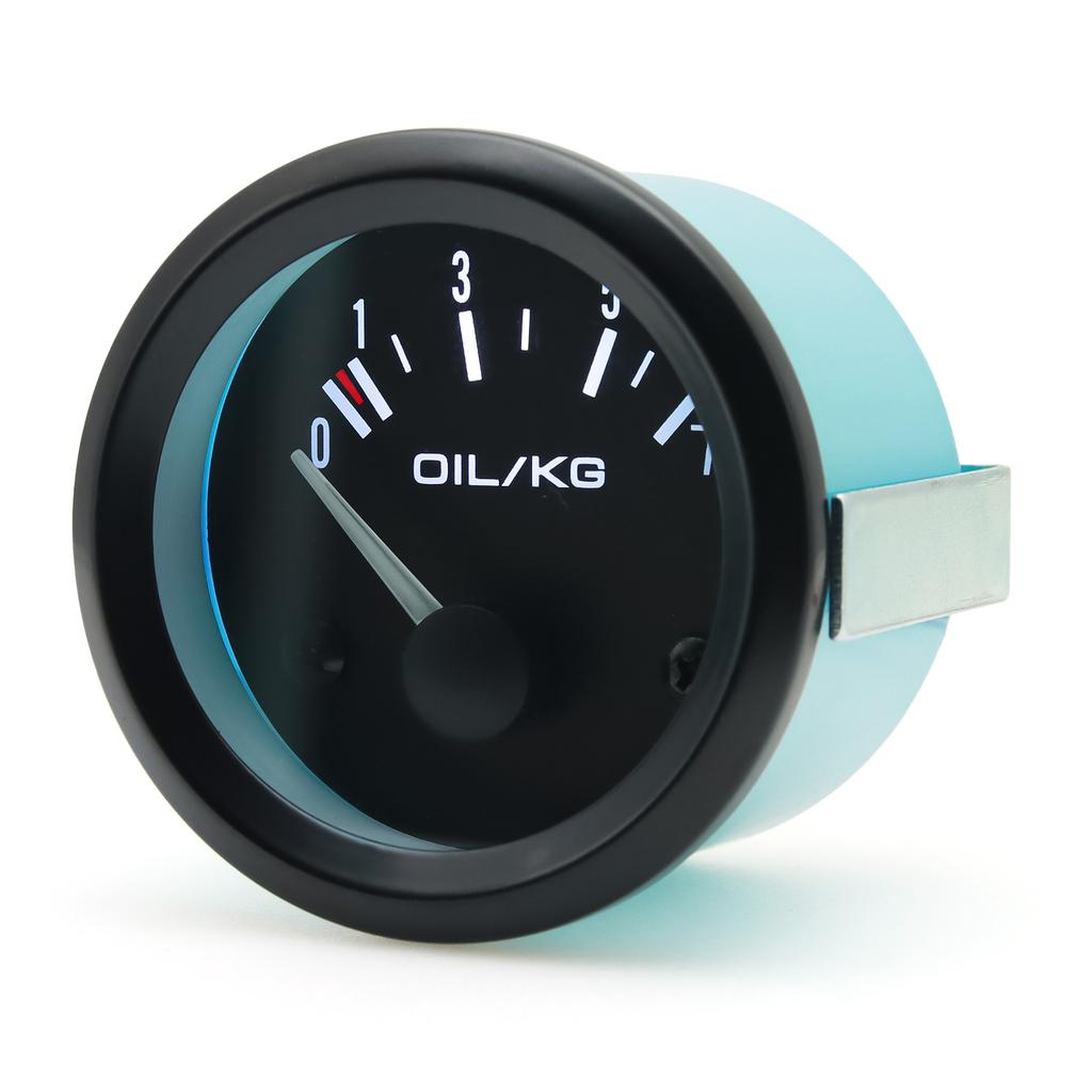 2" 52MM Oil Pressure Gauge Kg Car Meter With Press Sensor Bracket Pod Holder Automotive Auto Car Accessories For 12V Vehicle
