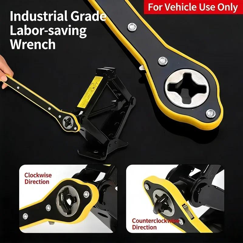 Portable Jack Wrench Car Universal Crank Handle Accessories Jack Lever Tools Wrench CAR Tool Car With Handle Labor-saving
