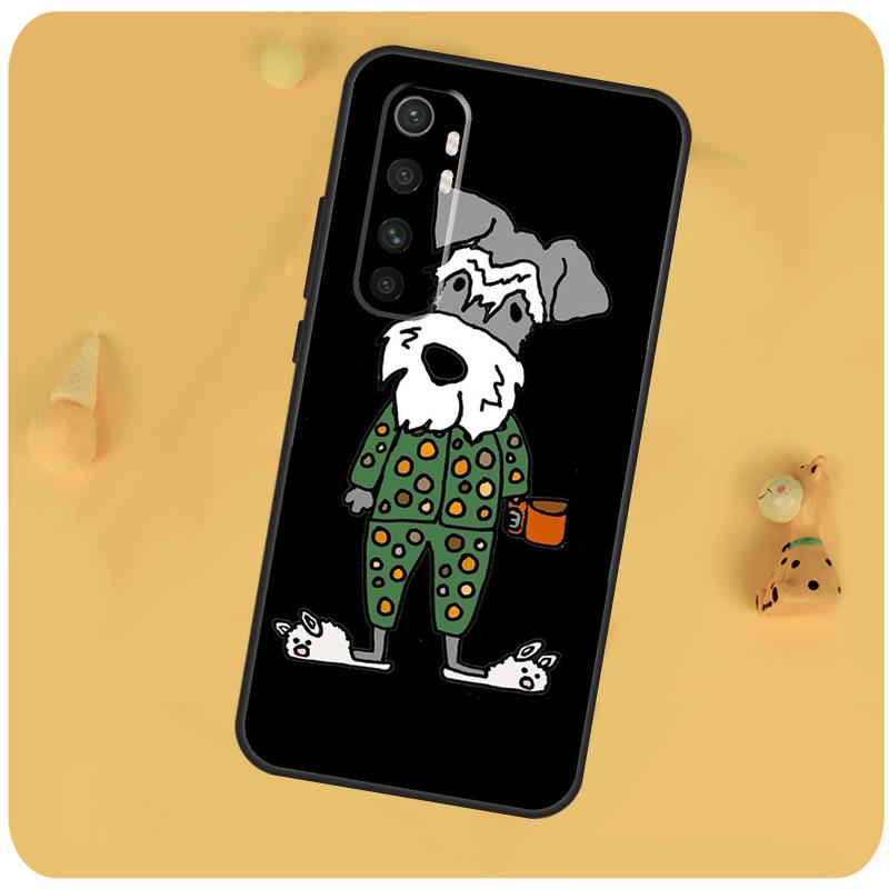 Cartoon Schnauzer Dog Cover For Xiaomi 14T Pro 13 14 15 Ultra 11T 12T 13T POCO X7 Pro X3 X5 F5 F6 M6 X6 Pro Case