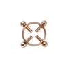 Surgical Steel Fake Piercing Round Non-Piercing Nipple Ring Body Piercing Jewelry Nipple Nail