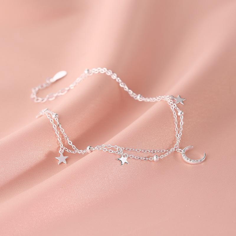 Star Moon Double Bracelet Female