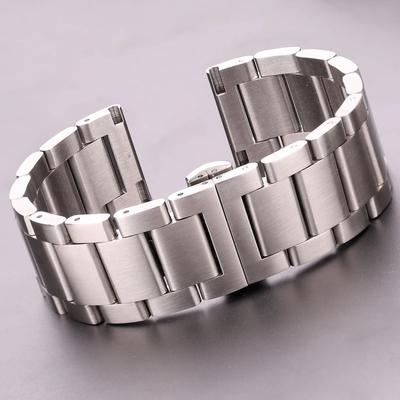 Watchband Stainless Steel Watch Band Bracelet 18 20 21 22 23 24mm Women Men Solid Metal Wristband Replacement Strap Accessories With Tool
