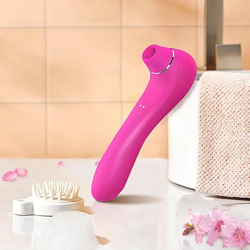 QINYU 2 In 1 Powerful Clit Vibrator and Sucker for Women Turbo Stimulator Nipple Vagina Succionador Potente
