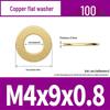 Ultra-Thin Brass Flat Washer Round Shim (Sizes M2-M20)