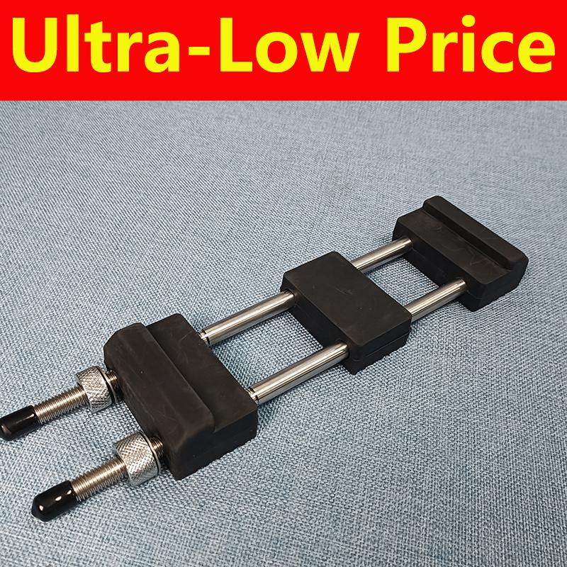 Stainless Steel Sharpening Stone Holder Whetstone Clamping Base Universal Non-slip Rubber Texture Anti-slip Grinding Tool Holder