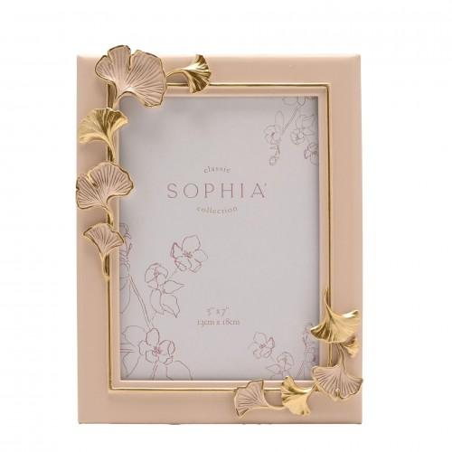 Sophia Classic Ginkgo Růžový Fotorámeček 5 x 7