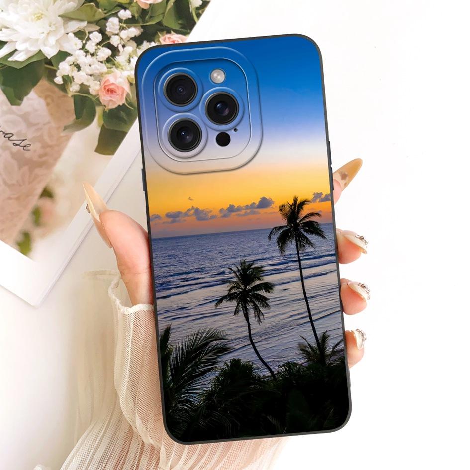 For iPhone 12 Pro Max Case Popular Flower Soft Silicone Back Cover Shockproof Capa Fundas For iPhone 12 Pro iPhone12 Mini Bumper