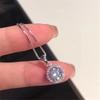 CC Fine Jewelry Sets For Women White Gold Plated Cubic Zirconia Ring Stud Earrings Necklaces Pendants Wedding Bijoux CCAS228
