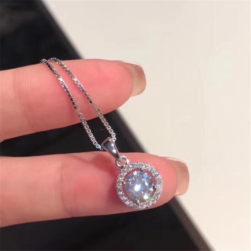 CC Fine Jewelry Sets For Women White Gold Plated Cubic Zirconia Ring Stud Earrings Necklaces Pendants Wedding Bijoux CCAS228