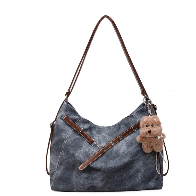 Dumpling Bag Women's Large Capacity 2025 New Autumn and Winter Niche Design Single Shoulder Commuter Bag Multi-functional Backpack Backpack