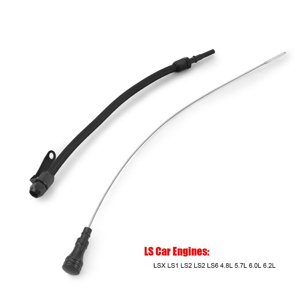 Flexible Stainless Steel Oil Level Dipstick for LSX LS1 LS2 LS6 Engines (4.8L-6.0L)