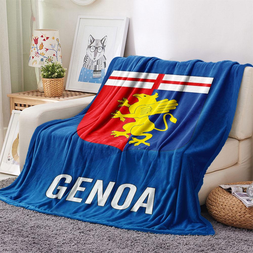 Genoa logo Blanket, High quality Comfortable for All Seasons, Home Decor, Warmth and Comfort