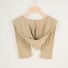 Women's Korean Knitted Hooded Shawl Vest - Casual Solid Color Layered Outerwear