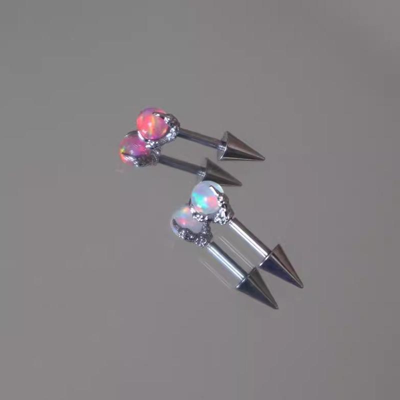 Pendientes Hueso de Oreja Pequeño Diablo Garra de Dragón Personalizados Para Mujeres Niñas Prevención de Alergias Joyería Accesorios Regalo